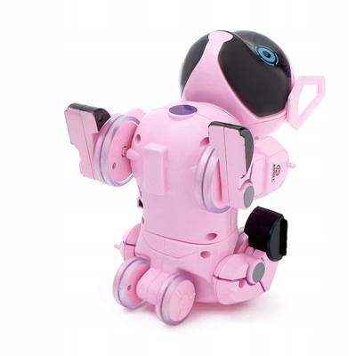 Robot LEXIBOOK Power Puppy My Programmable Smart Robotróżowy EAN (GTIN) 5906076461781