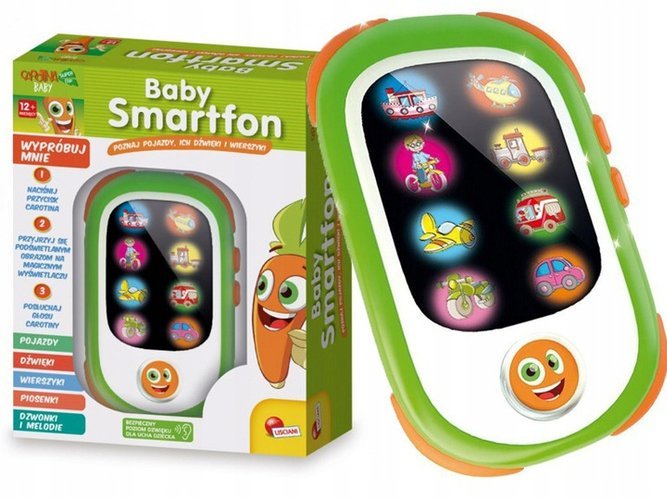 INTERAKTYWNY SMARTFON TELEFON DLA DZIECI CAROTINA