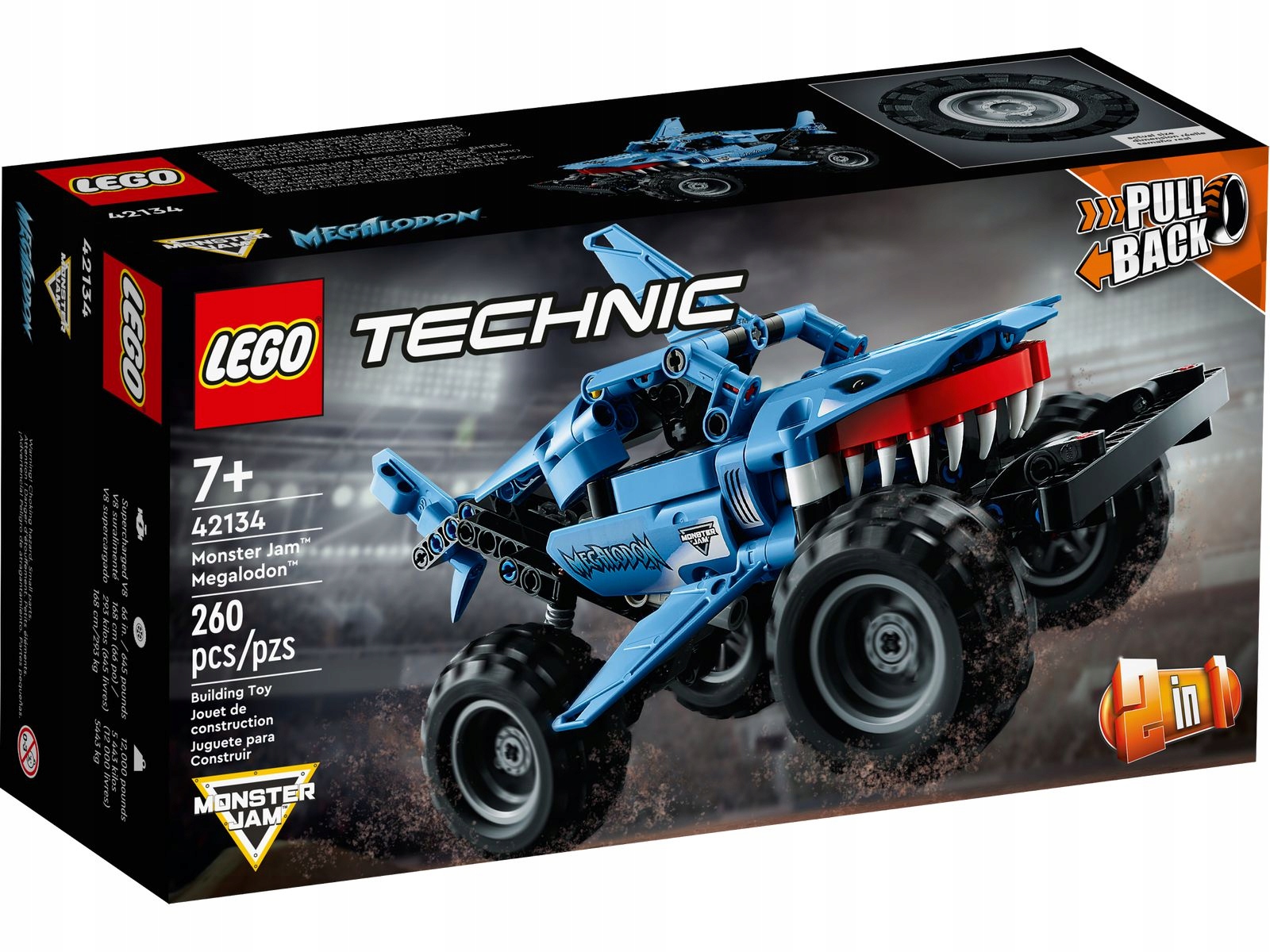 

Lego Technic Samochód Monster Truck Jam Megalodon