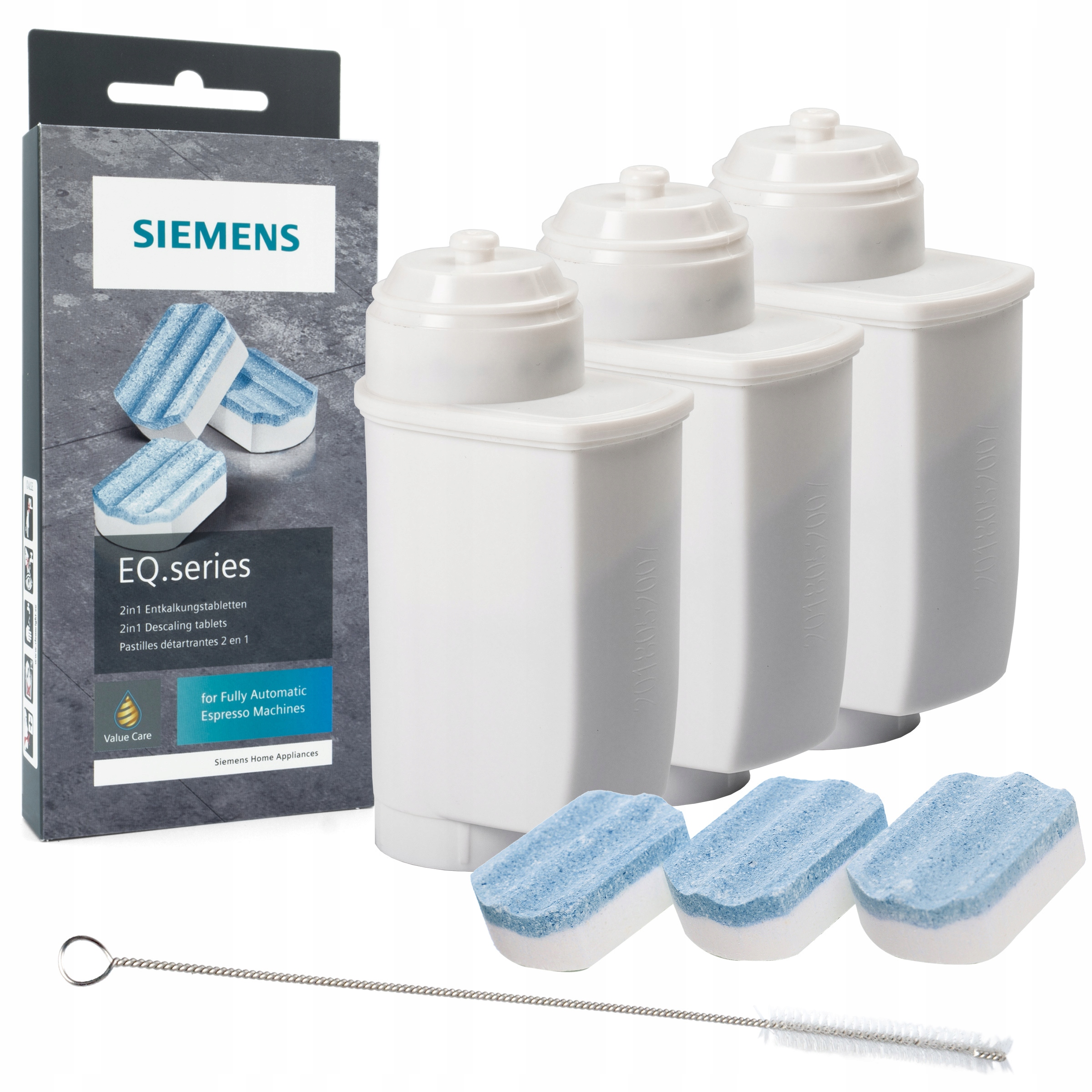 

3x Filtry+tabletki Odkamieniające Siemens TZ80002