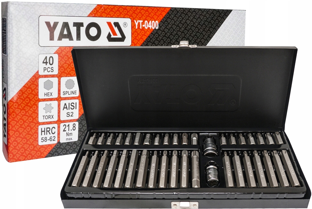 

Klucze Yato Torx Spline Imbus YT-0400 Oryginał