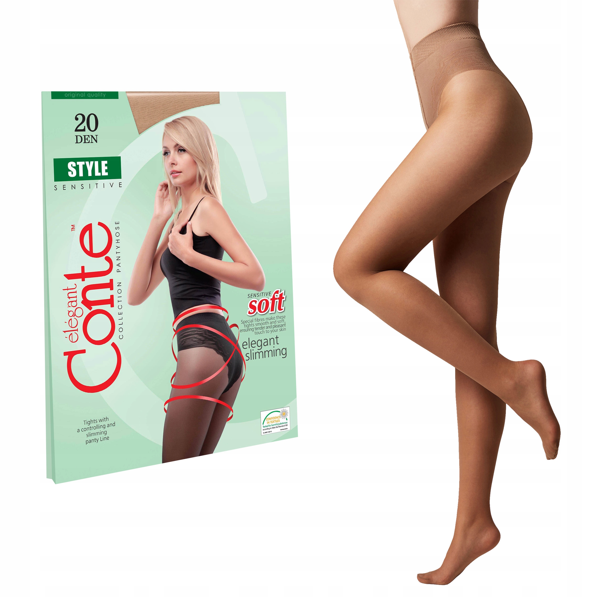 

Rajstopy z wyszczuplającymi ażurowymi majtkami 20