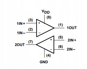 Układ scalony TLC272CD SO8 Producent Texas Instruments