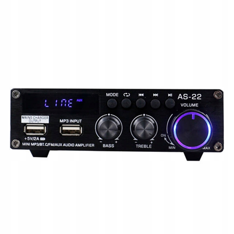 Blitzwolf Audio Zosilňovač AS-22 Pre Domáce Kino S Bluetooth 5.0 45W S Usb