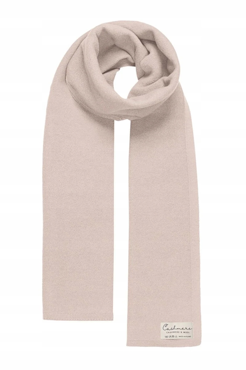 Dámská šála Ander zimní šála s kašmírem a vlnou Vero Beige 60x200 cm
