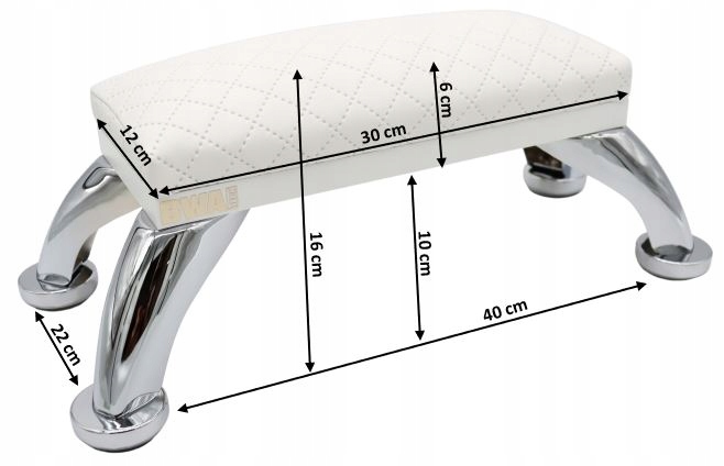 Podkładka Podpórka pod dłoń manicure gąbka BIAŁA Kod producenta 776989