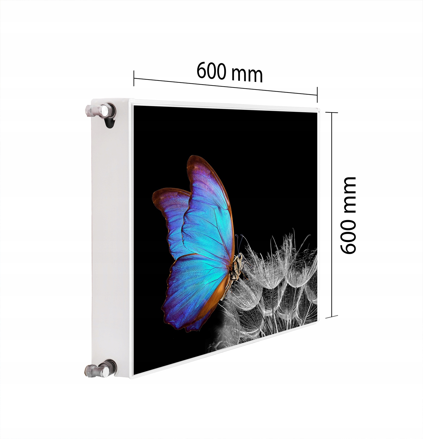 Magnetická Krytka Na Radiátor 60x60 Motýl Podložka Magnet