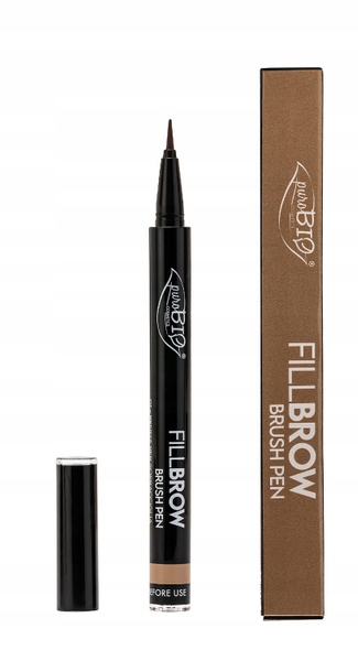 puroBIO tužka na vyplnění obočí s přesným štětečkem 01 Natural Blond