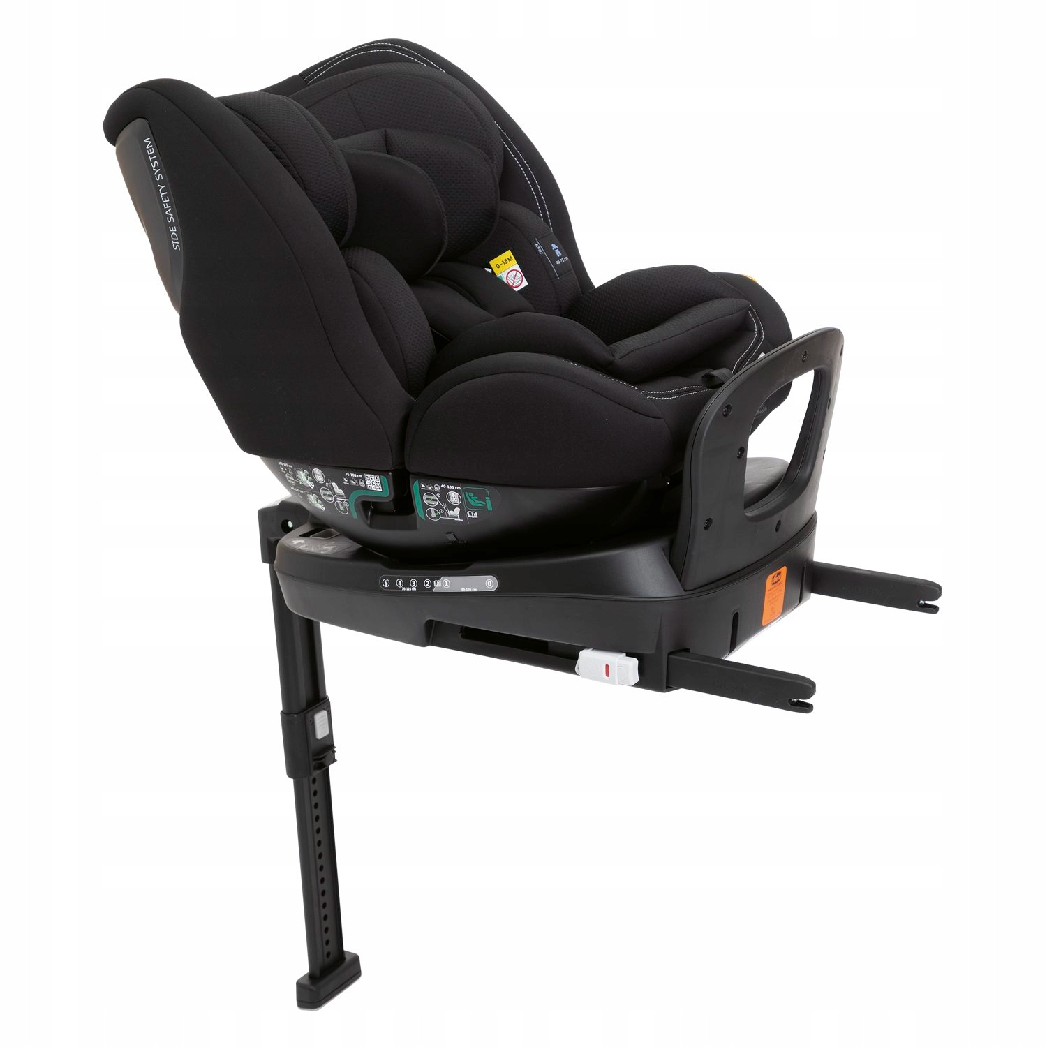 Fotel Chicco SEAT3FIT i-Size AIR Black 40-125 cm Model Seat3Fit i-Size Air