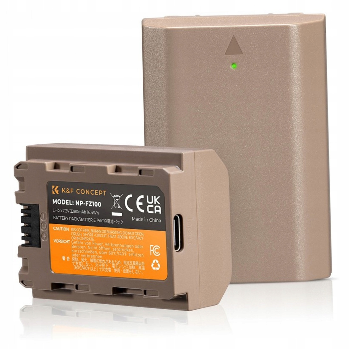 Baterie Akumulátor NP-FZ100 Nabíjení přes Usb-c