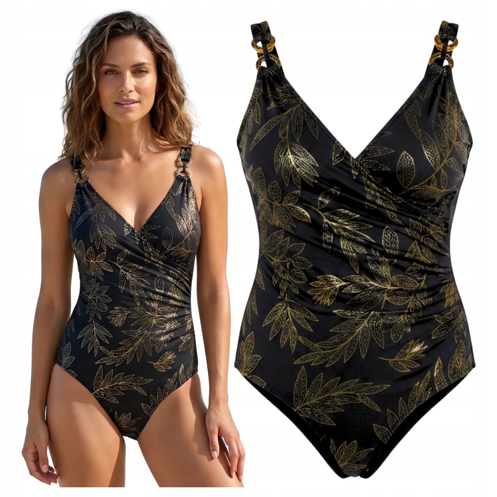 Jednodílný dámský plavkový kostým Monokini Plus Size 42 XL