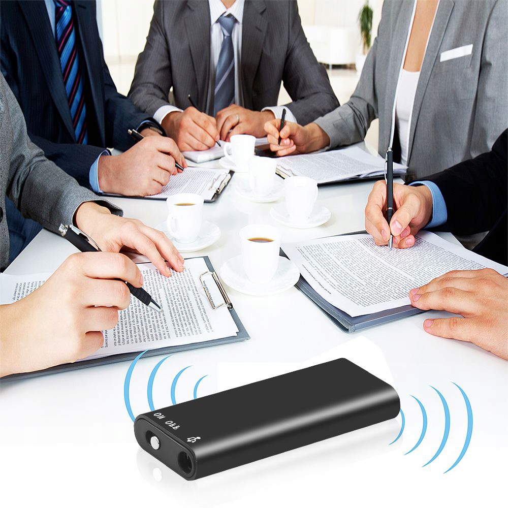 MINI PODSŁUCH SZPIEGOWSKI PLUSKWA MAŁY DYKTAFON 16 GB DETEKCJA GŁOS 2 TRYBY Model SK892