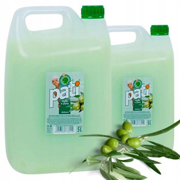 

Wydajne Mydło w Płynie Pati Oliwkowe 5l x 2 szt.