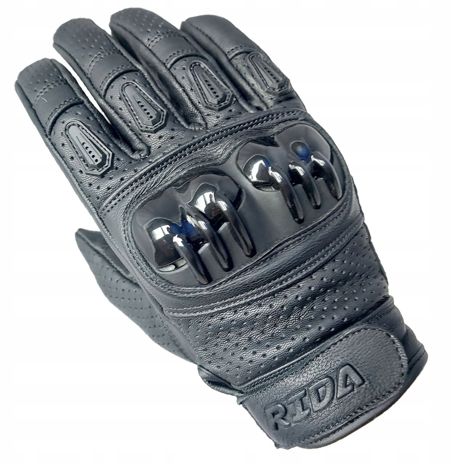 Rida City Rękawice Motocyklowe Skórzane Miejskie Krótkie Letnie Męskie r.XL