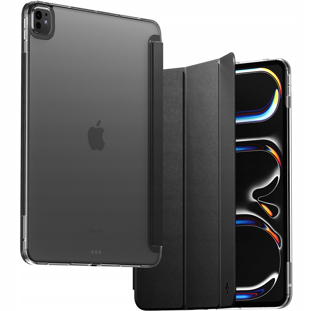 Pouzdro pro iPad Pro 13 2024/2025, Spigen Liquid Air Folio, s klopou, stojan