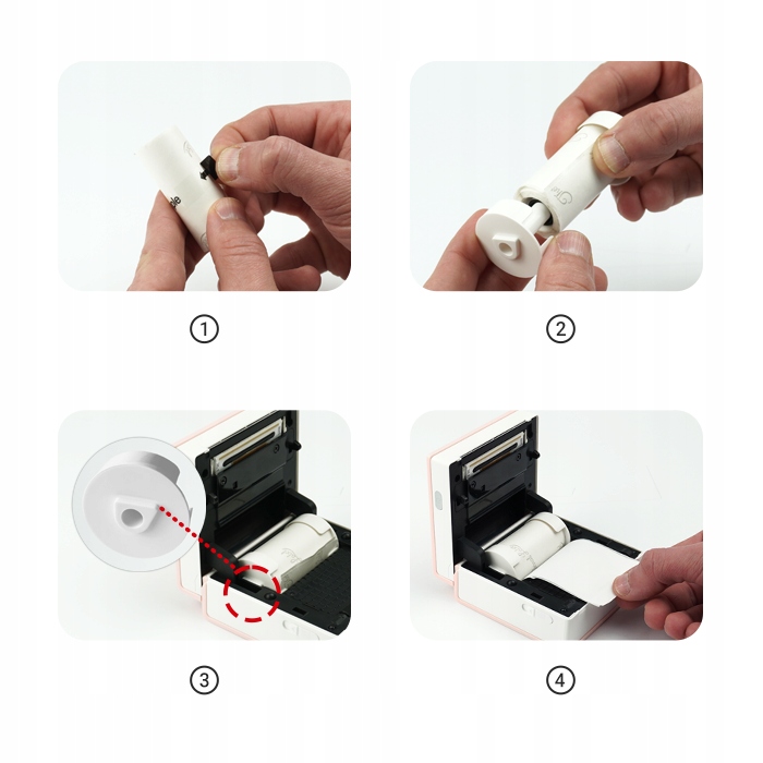 Mini drukarka termiczna Phomemo M02 PRO do etykiet samoprzylepnych 304 DPI Model M02PRO-PINK