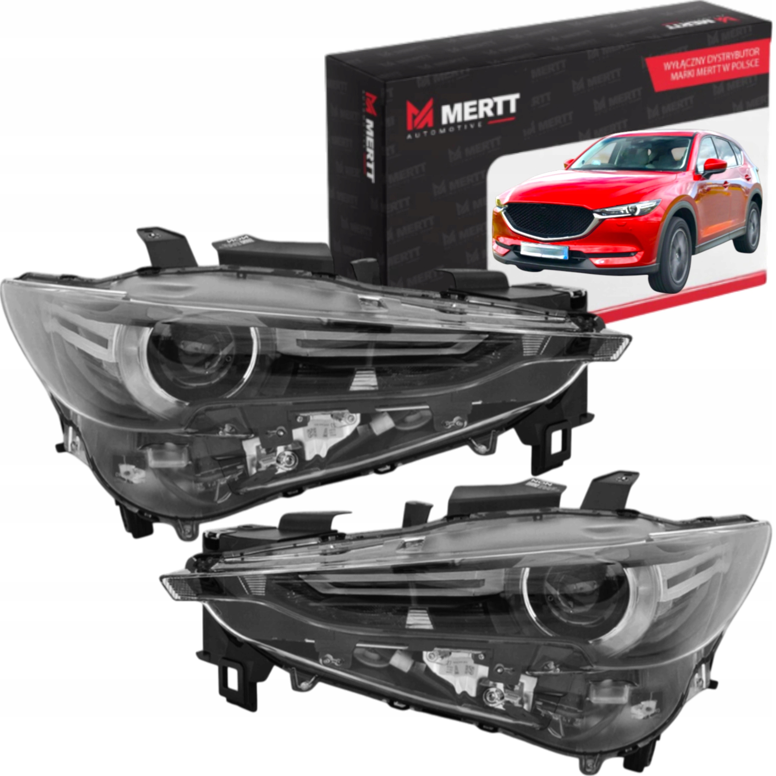 Reflektory Předního Světla Levá Pravá Evropa Mazda CX-5 CX5 2017-2022 Sada