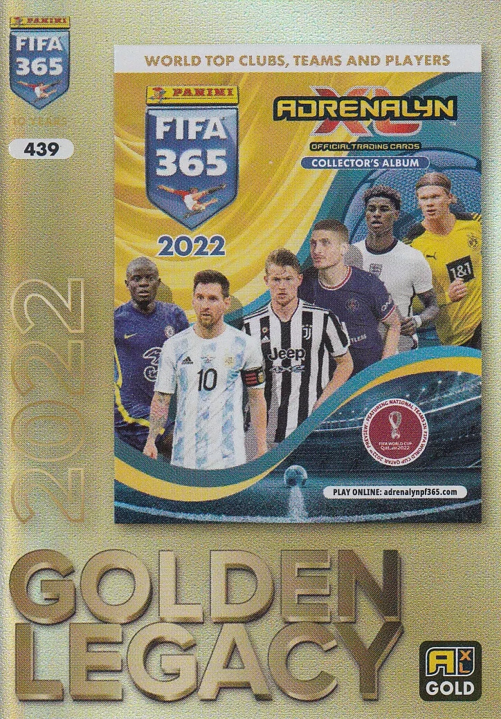 Fifa 365 2025 Golden Legacy Panini Fifa 365 2022 439
