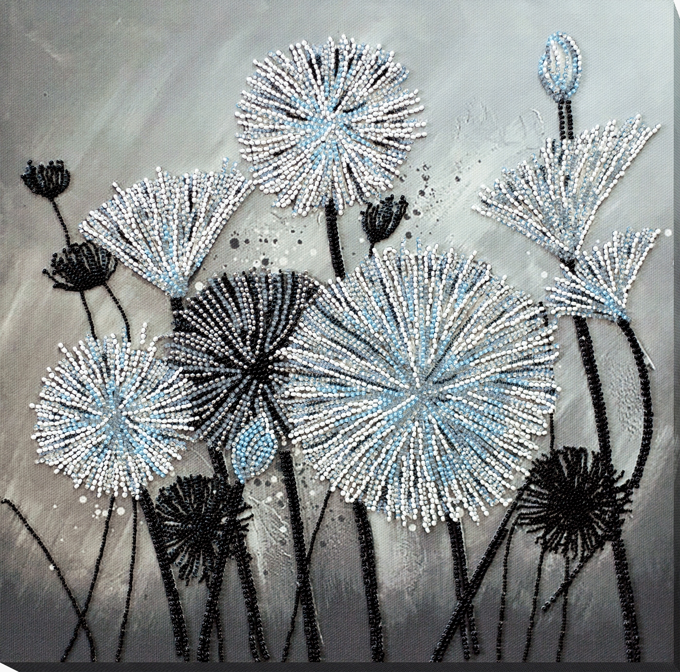 Sada pro vyšívání korálků "Air flowers" pampeliška Diy