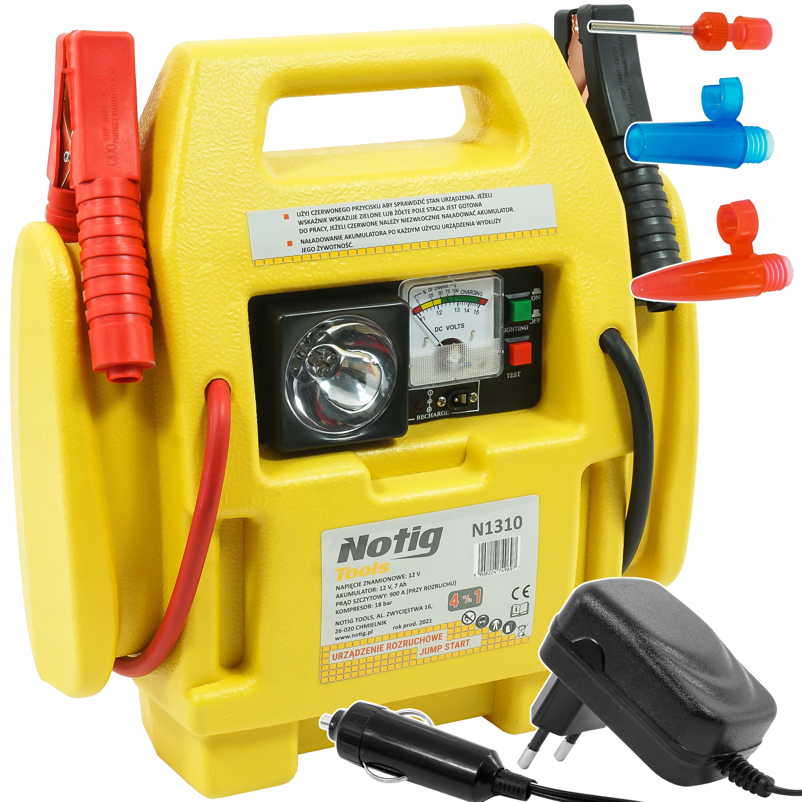 JUMP STARTER URZADZENIE ROZRUCHOWE ROZRUCH BOOSTER