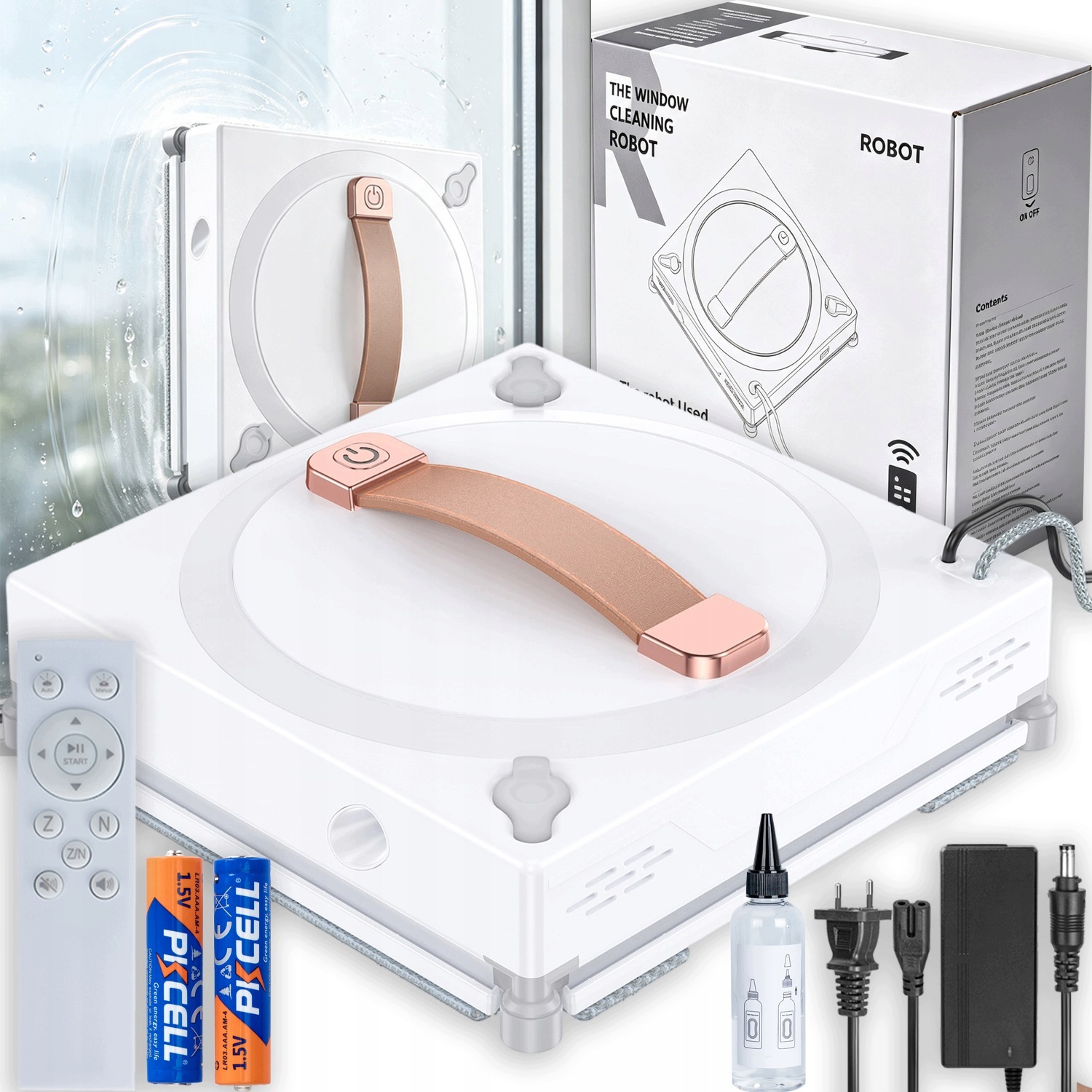 Robot Na Umývanie Okien Automatická Umývačka Okien 5000PA 72W 60DB 100-240V