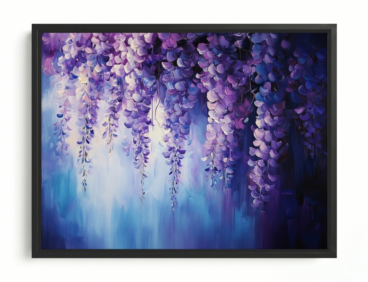 Obraz Rama American Box Príroda Príroda Kvety Wisteria Glycínia 80x60