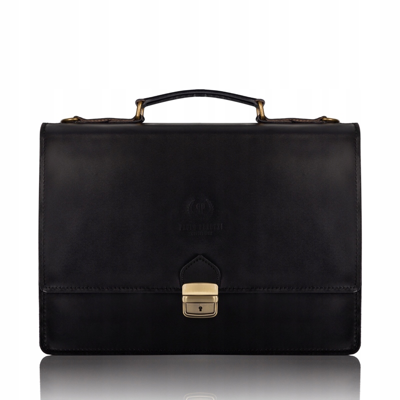 

Teczka Aktówka Męska Skórzana Paolo Peruzzi N01-BL