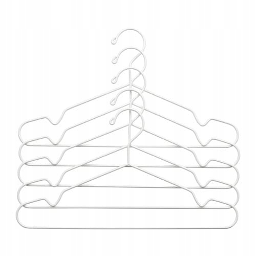 

Ikea Stajlig Wieszak wew/zew biały 5 sztuk