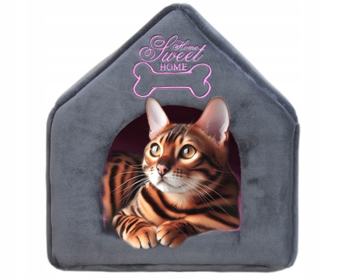 Domeček Budka Pelíšek kotec potah pro kočky kočku