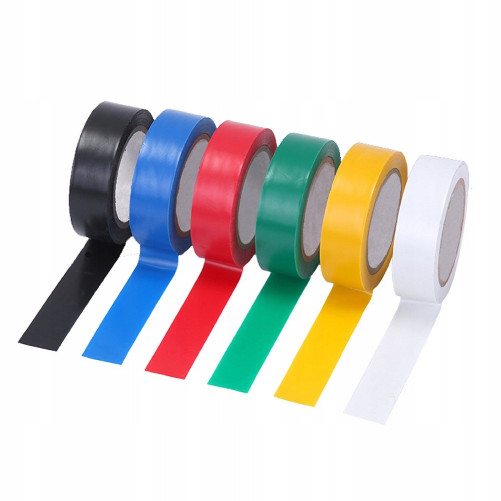 

5szt Taśma Izolacyjna Izolacja Pvc Rolka 10M