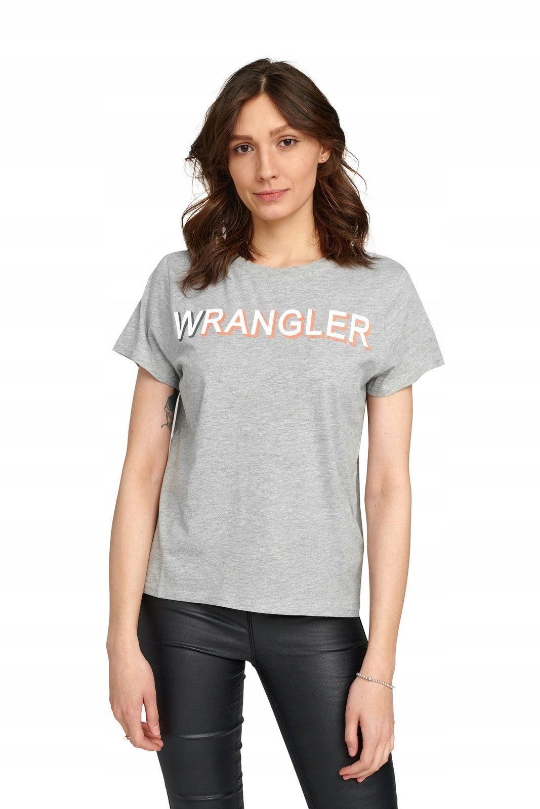 

Wrangler Ss Tee MID Grey Mel W7Z1EVX37 M
