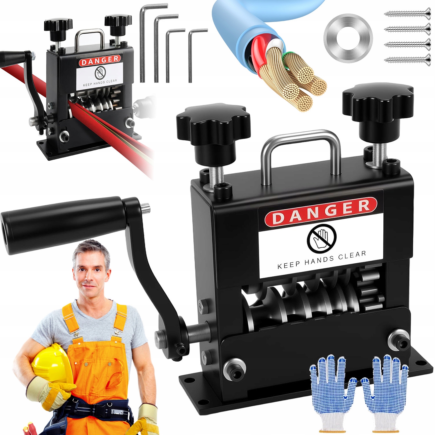 Škrabka Na Kabely Odizolační Kleště Pro Kabelové Vodiče Stroj 6 Drátů