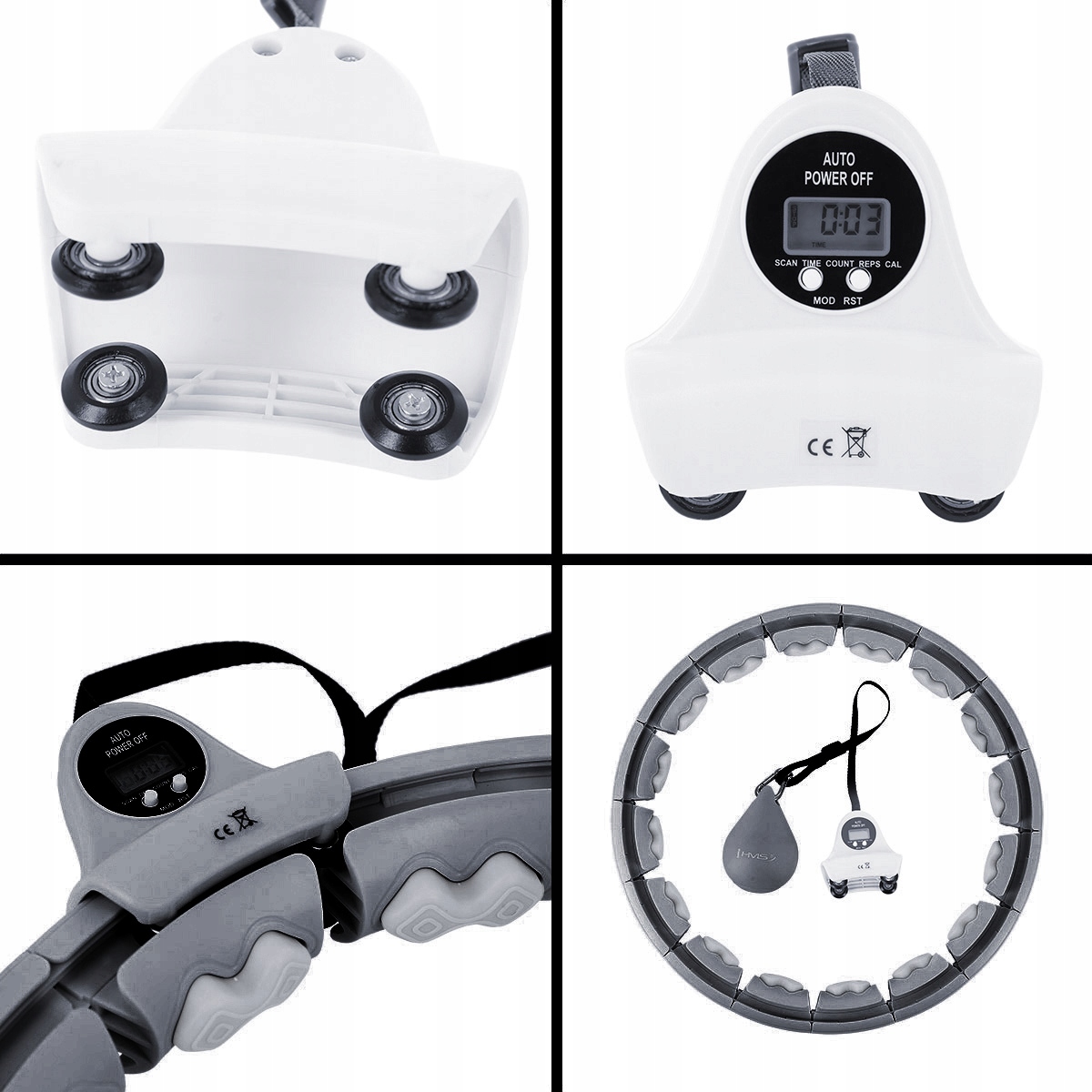 HULA HOP Z WYPUSTKAMI I OBCIĄŻNIKIEM HMS HHW01 EAN (GTIN) 5907695545203