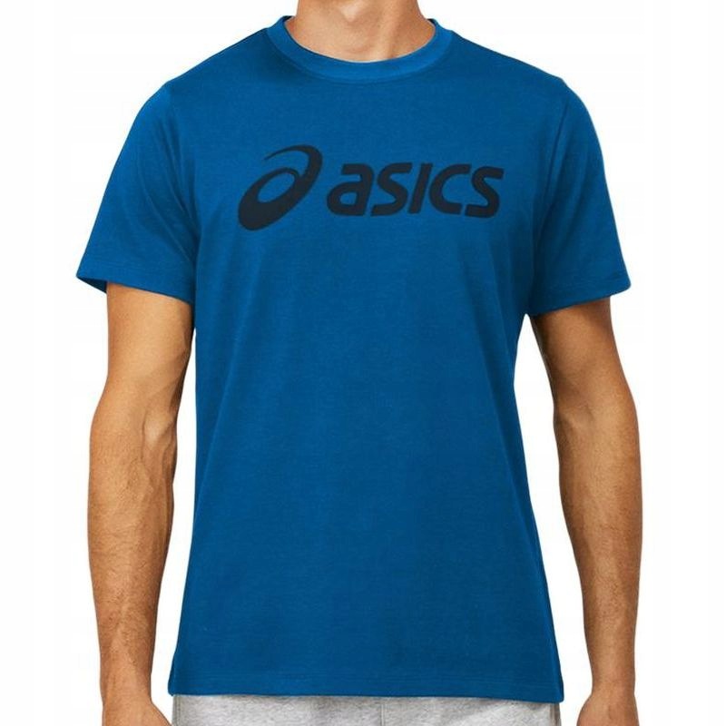 Koszulka Tenisowa Męska Asics Big Logo Tee Blue M