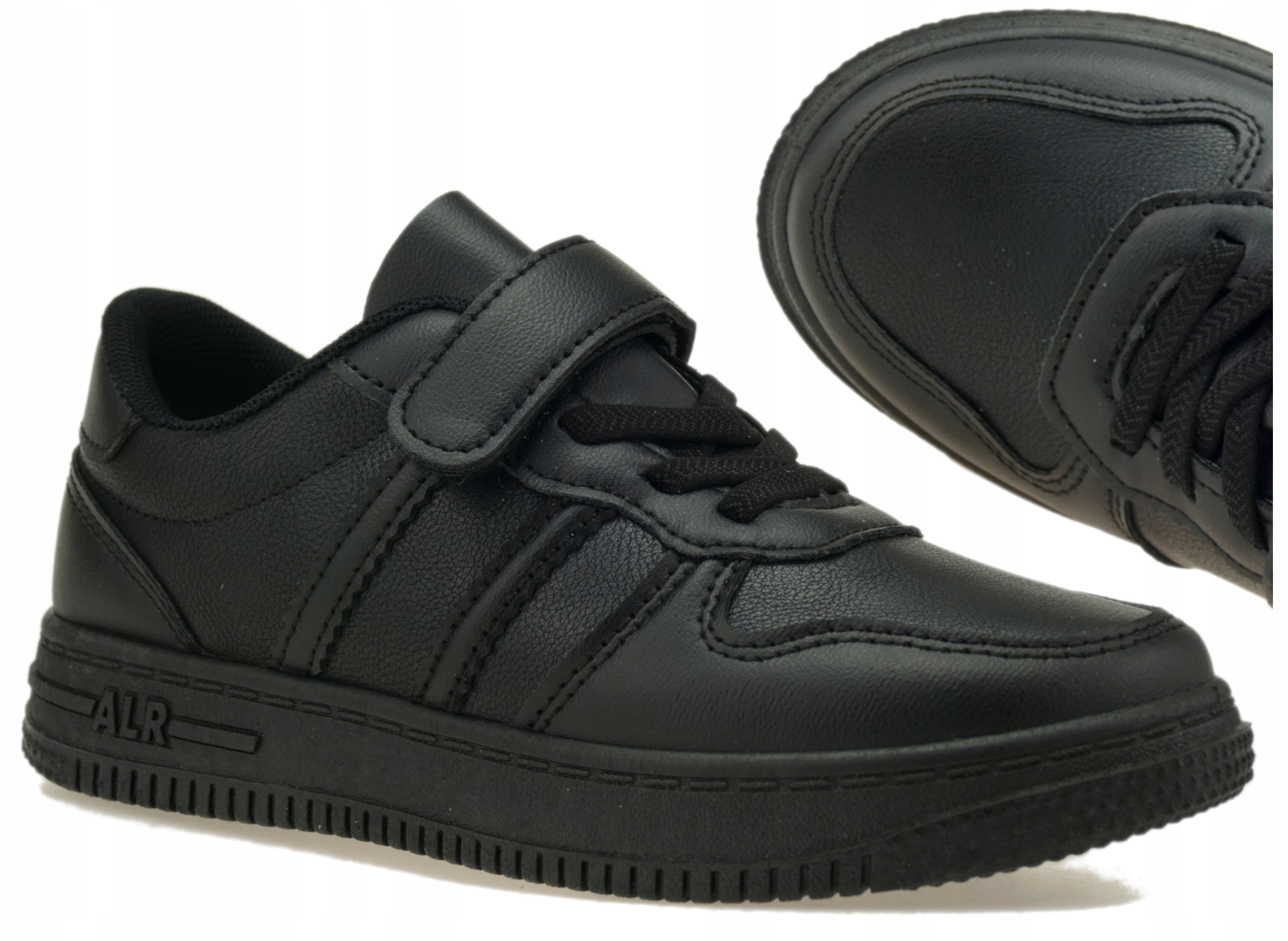 ADIDASY CHŁOPIĘCE SPORTOWE BUTY DZIECIĘCE TRAMPKI CZARNE LEKKIE R. 36