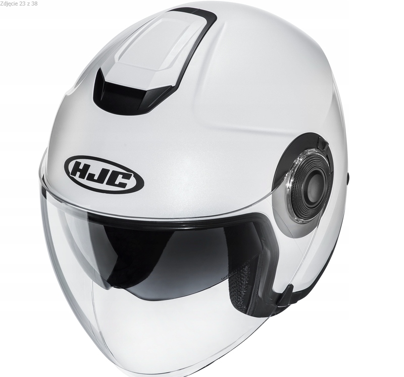 Kask otwarty unisex HJC I40 biały połysk L