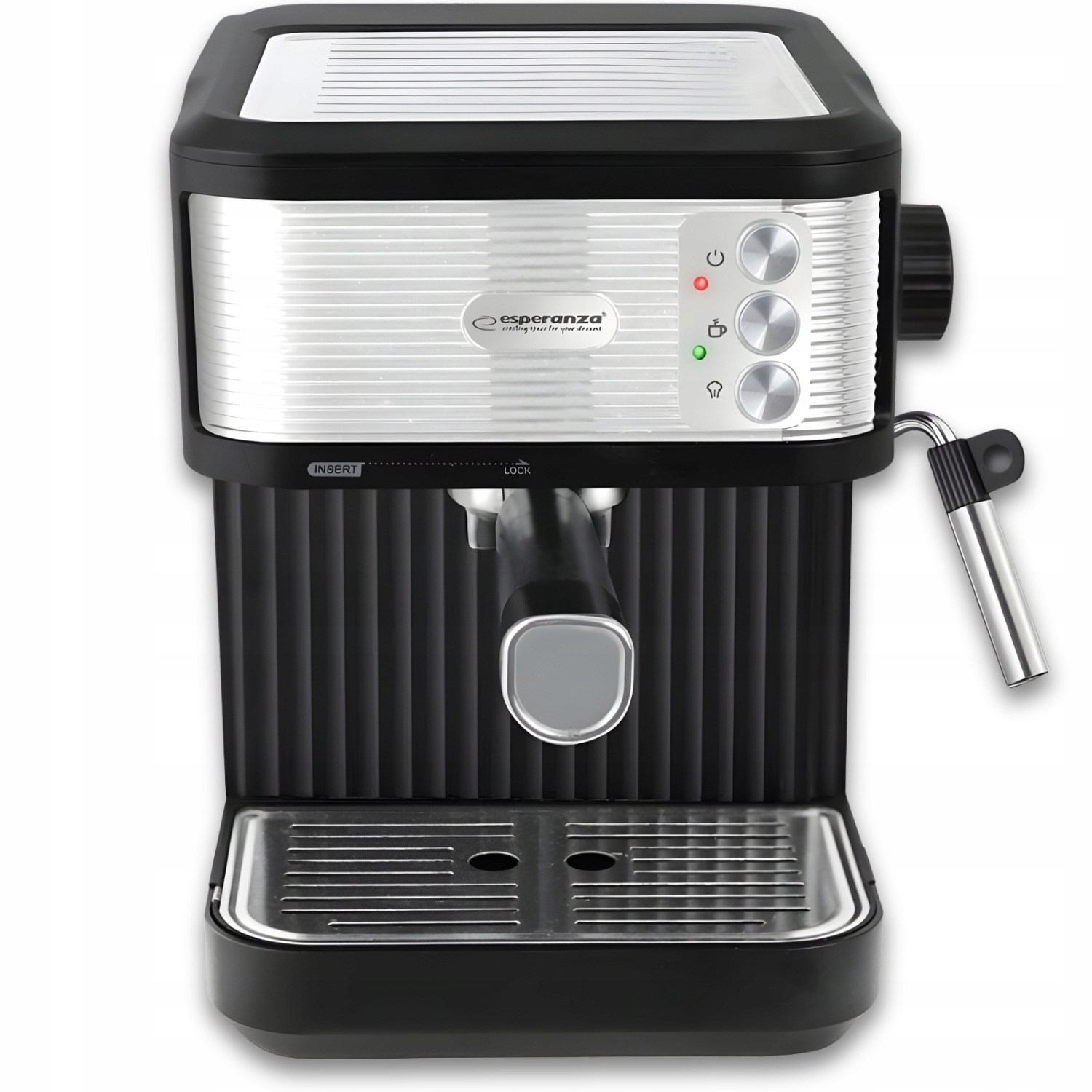 Ekspres do kawy ciśnieniowy kolbowy ze spieniaczem Caturra 1.8L