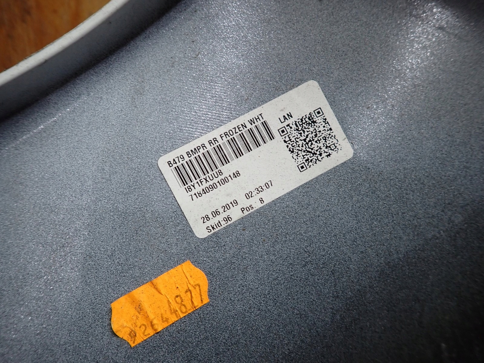 bumper rear part rear FORD FIESTA MK8 VIII 2017