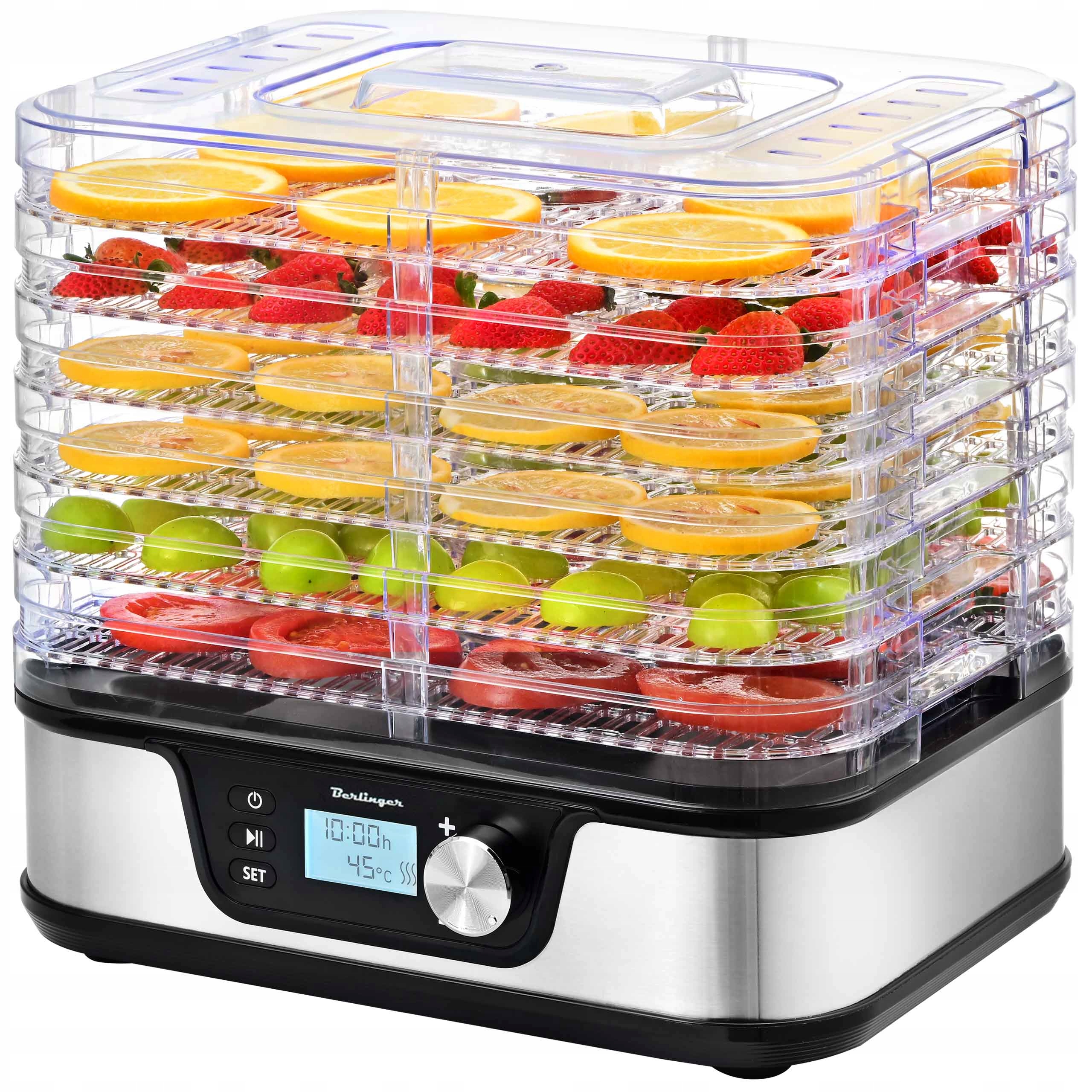 Sušička Hub Ovoce Potravinářská Termocirkulace Berlinger Bpa free 6 Sit