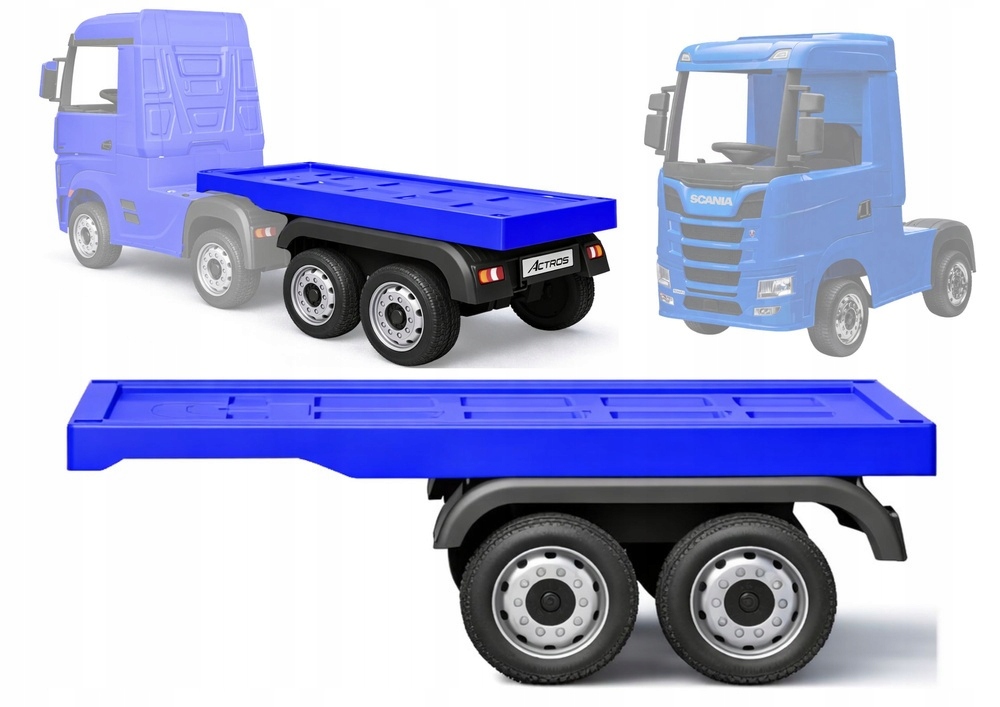 Naczepa Przyczepa Do Ciężarówki HL358 Mercedes Actros Scania Na Akumulator