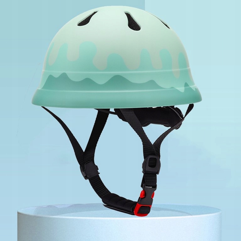 JCrunaway Kask regulowany, wentylowany dla dzieci w wieku 48-50cm zielony