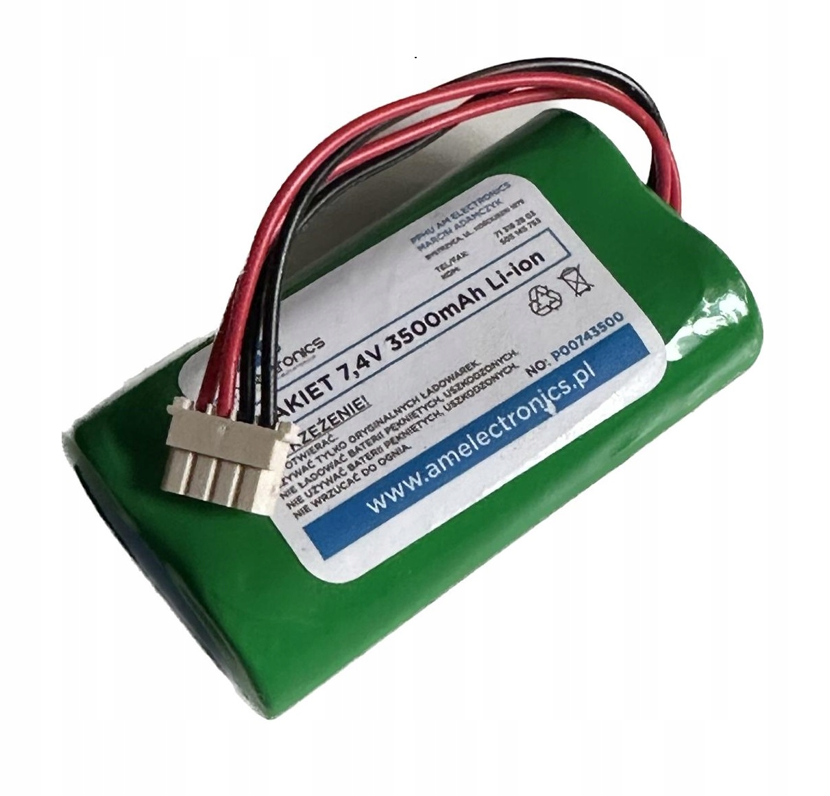 Akumulator 2s1p do Elzab K10 7,4v 3500mAh Smasung EAN (GTIN) 5904506120956