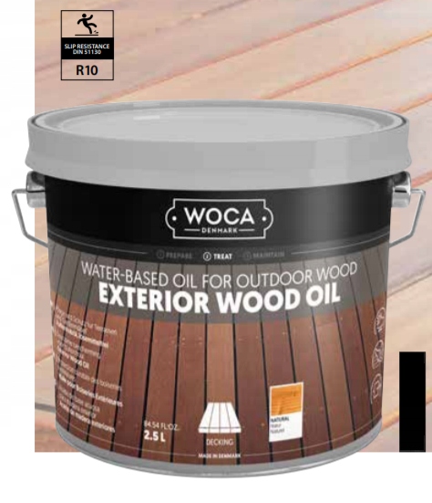 Olej do tarasu Woca Exterior Oil naturalny 2,5L Rodzaj olej