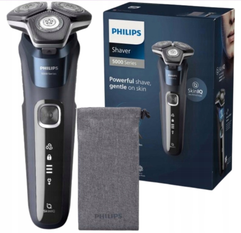 Bezprzewodowa Elektryczna Maszynka Do Golenia Zarostu Golarka Philips