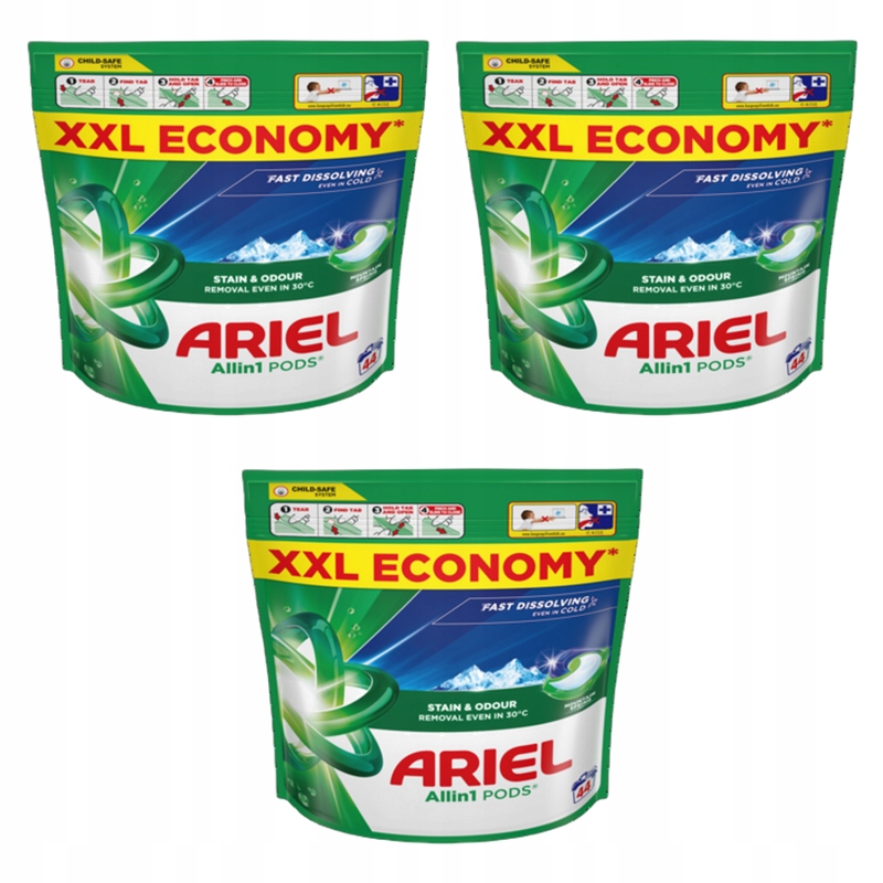 Ariel Allin1 Pods Kapsle na praní, 44 praní X3