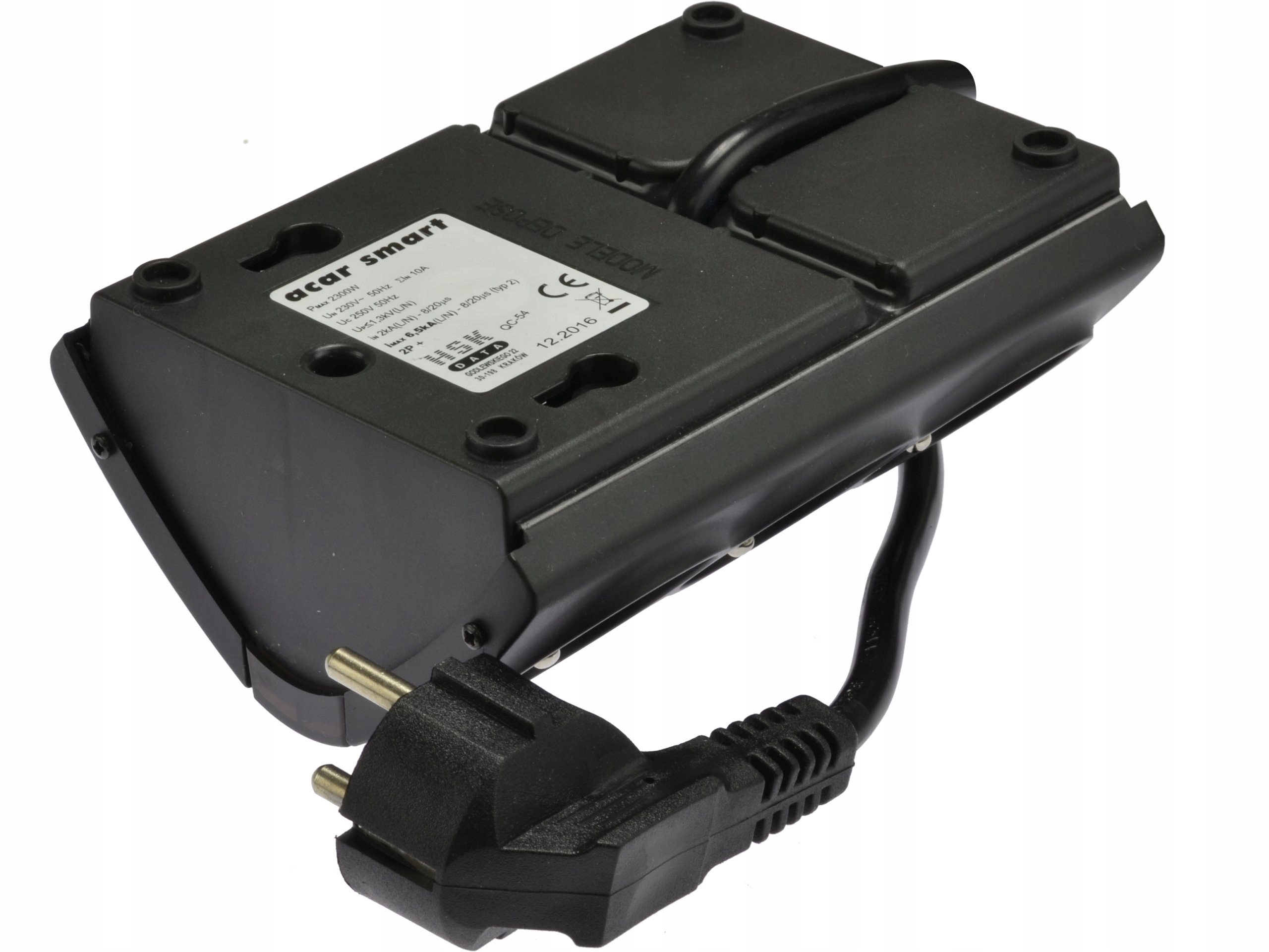 ACAR SMART Listwa zasilająca przedłużacz 6gn 1,5m Stan opakowania oryginalne