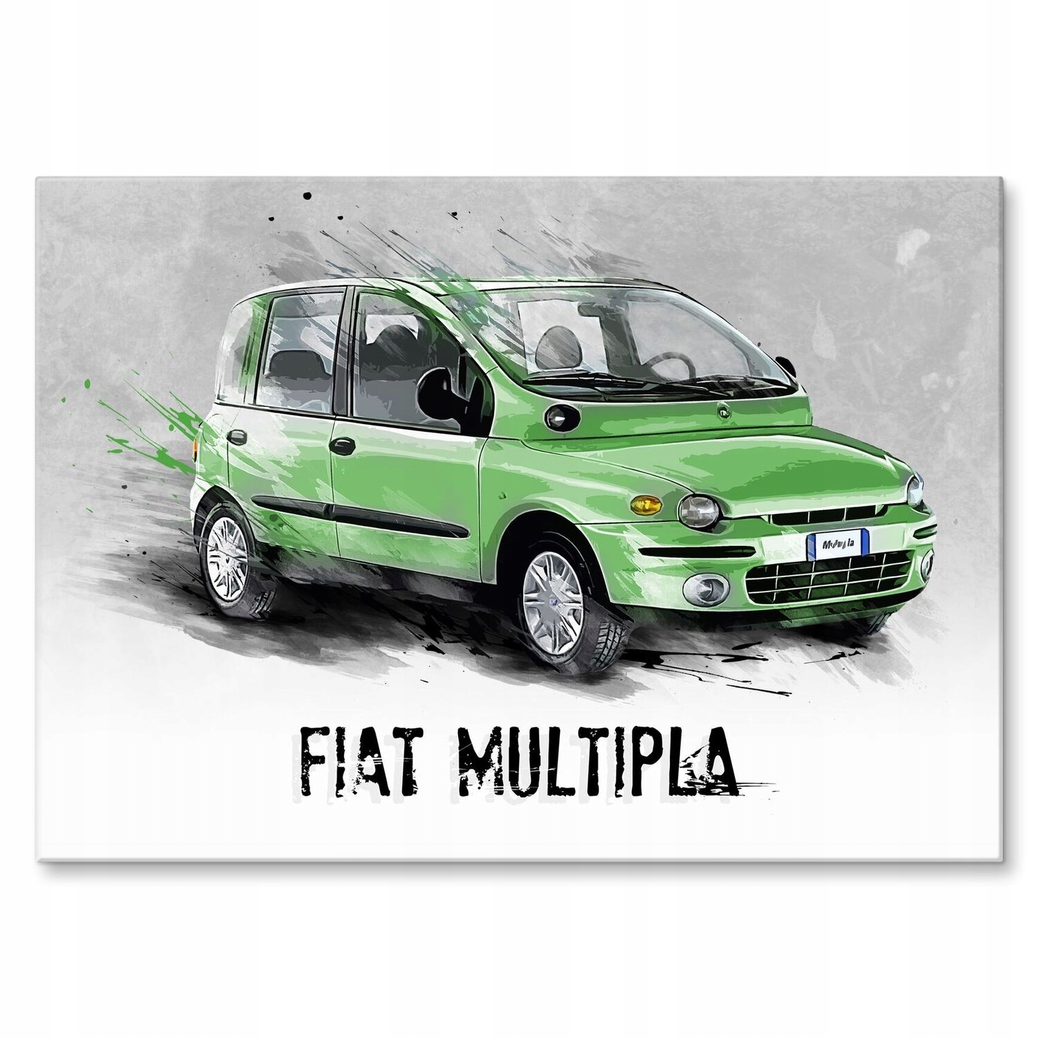 

Plakat metalowy Fiat Multipla Samochód M