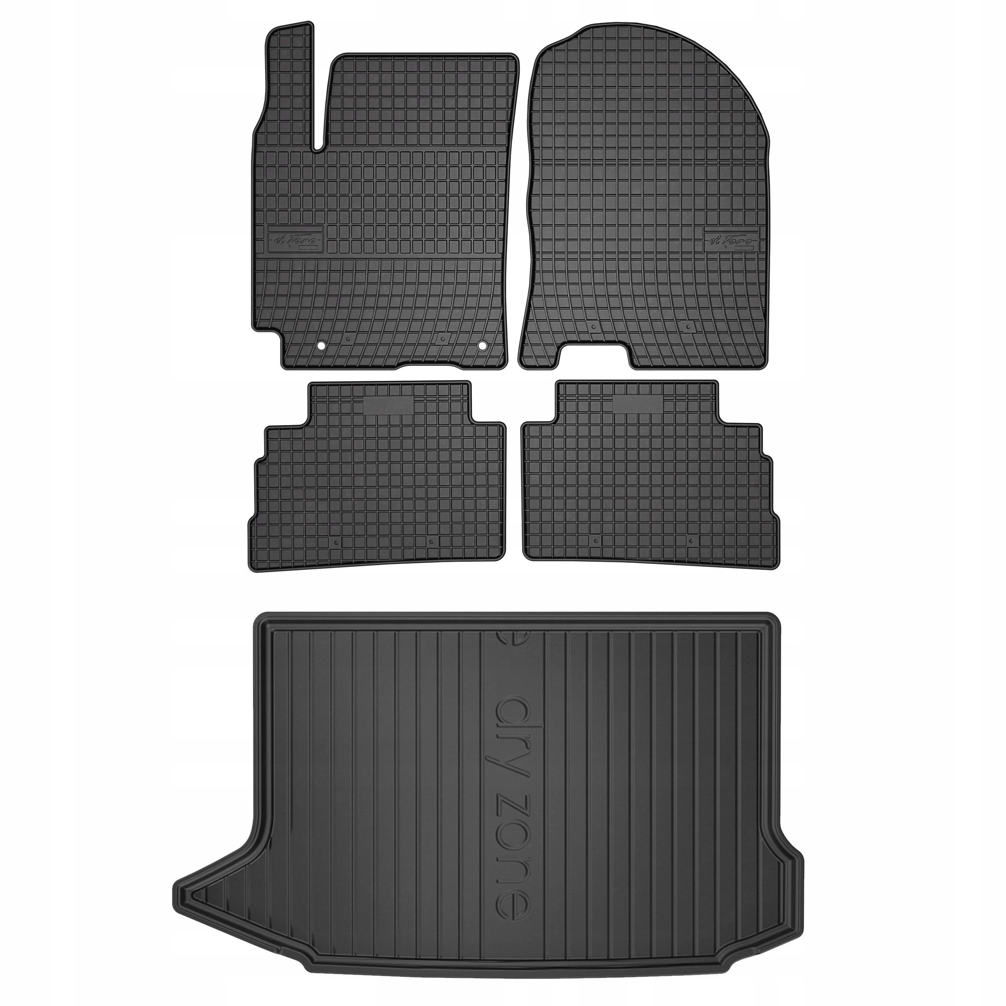 Gumové rohože a koberčeky Hyundai Kona I 2017-2023