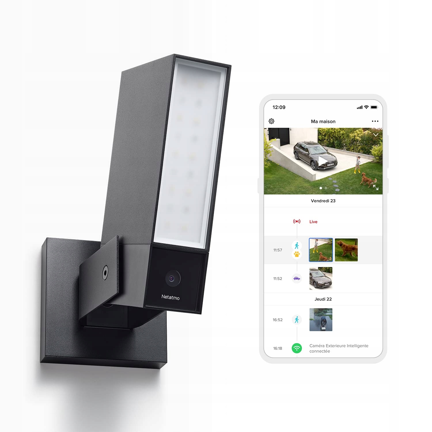 Kamera kompaktowa (box) IP Netatmo Presence 2 Mpx