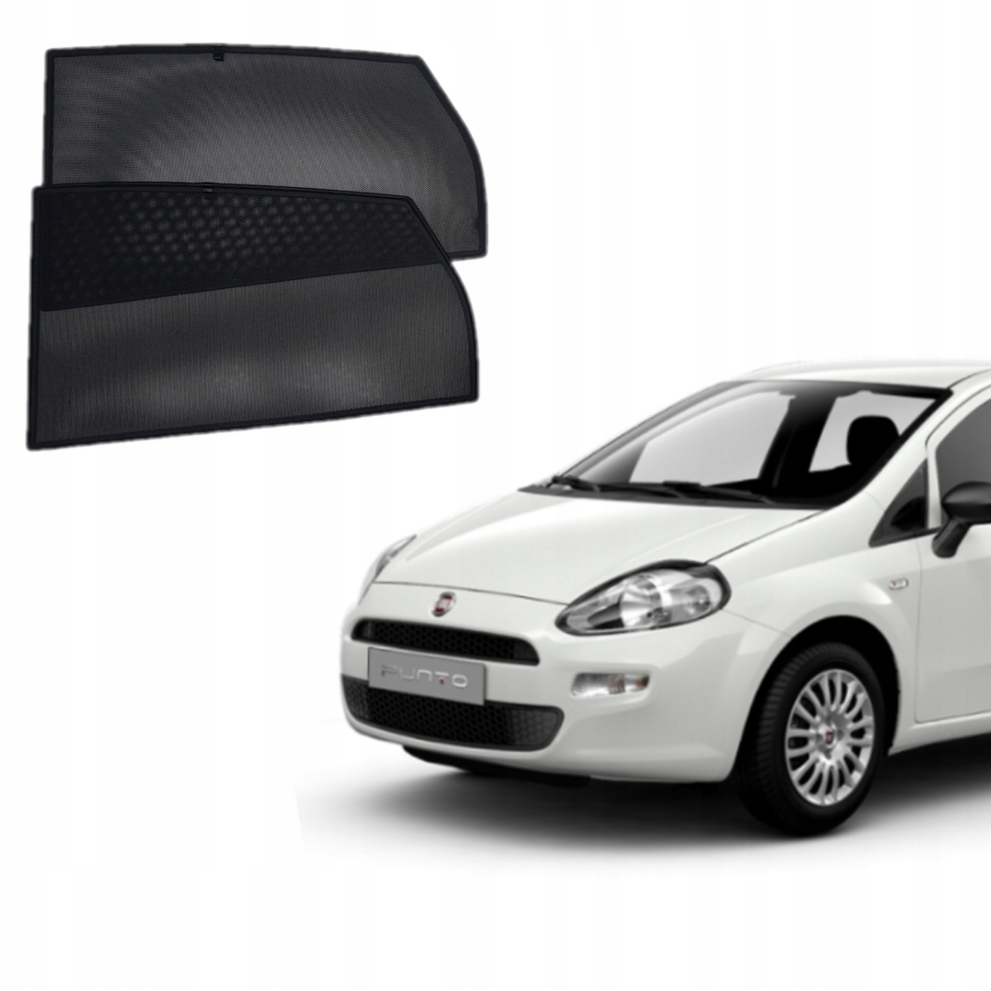 Sluneční clony určené pro automobil na sklo Grande Punto